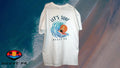 Wesst PR T-shirt Let's Surf Desing White