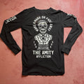 The Amity Affliction T-Shirt Medium Black 2-side MAKE A MARK Long Sleeve AOP TAA