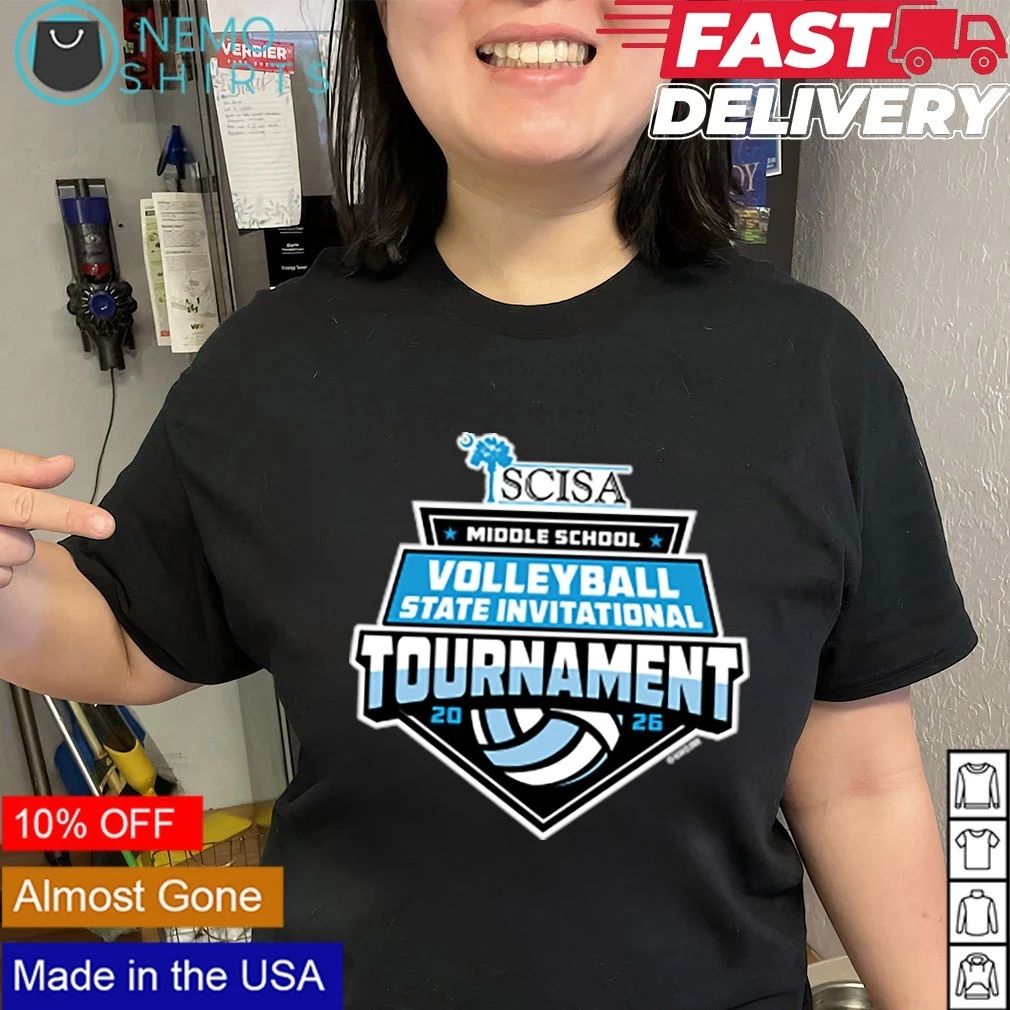 SCISA Middle School Volleyball State Invitational Tournament 2026 shirt