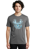 Crystal-Phoenix-1 Mens Graphic Tee, 100% Cotton, Casual Summer Wear