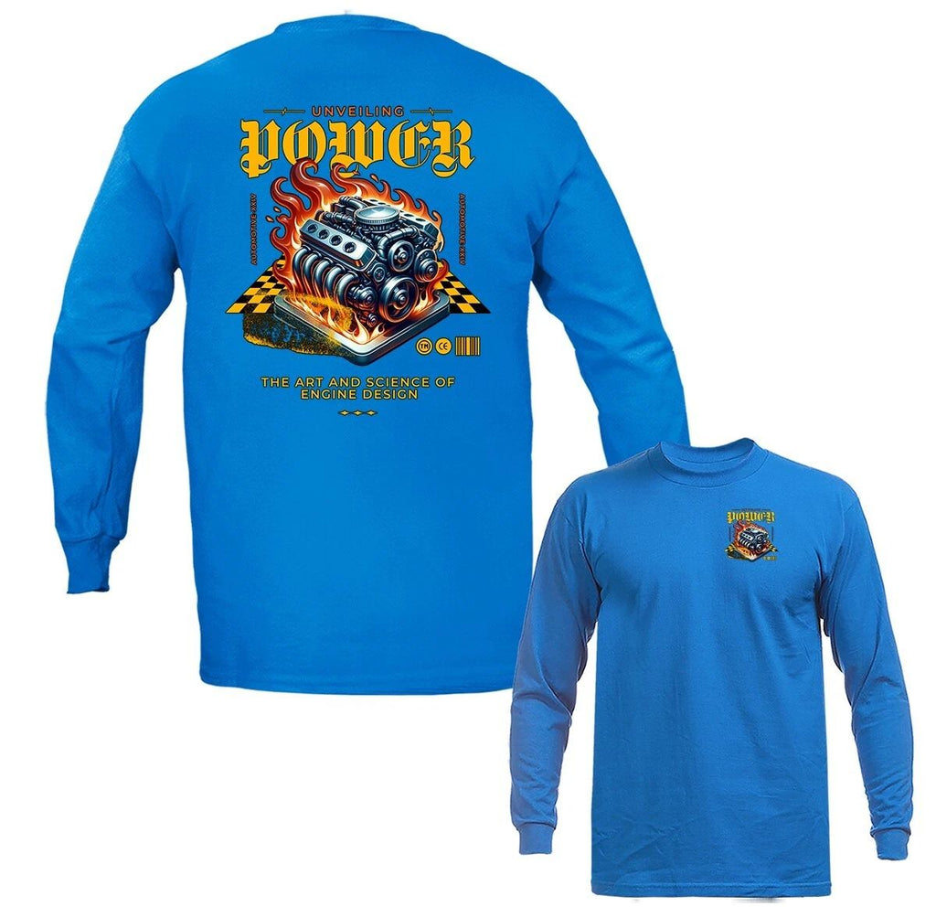 Unveiling Powe Imported Tuned Custom JDM Sports Car Graphic Long Sleeve