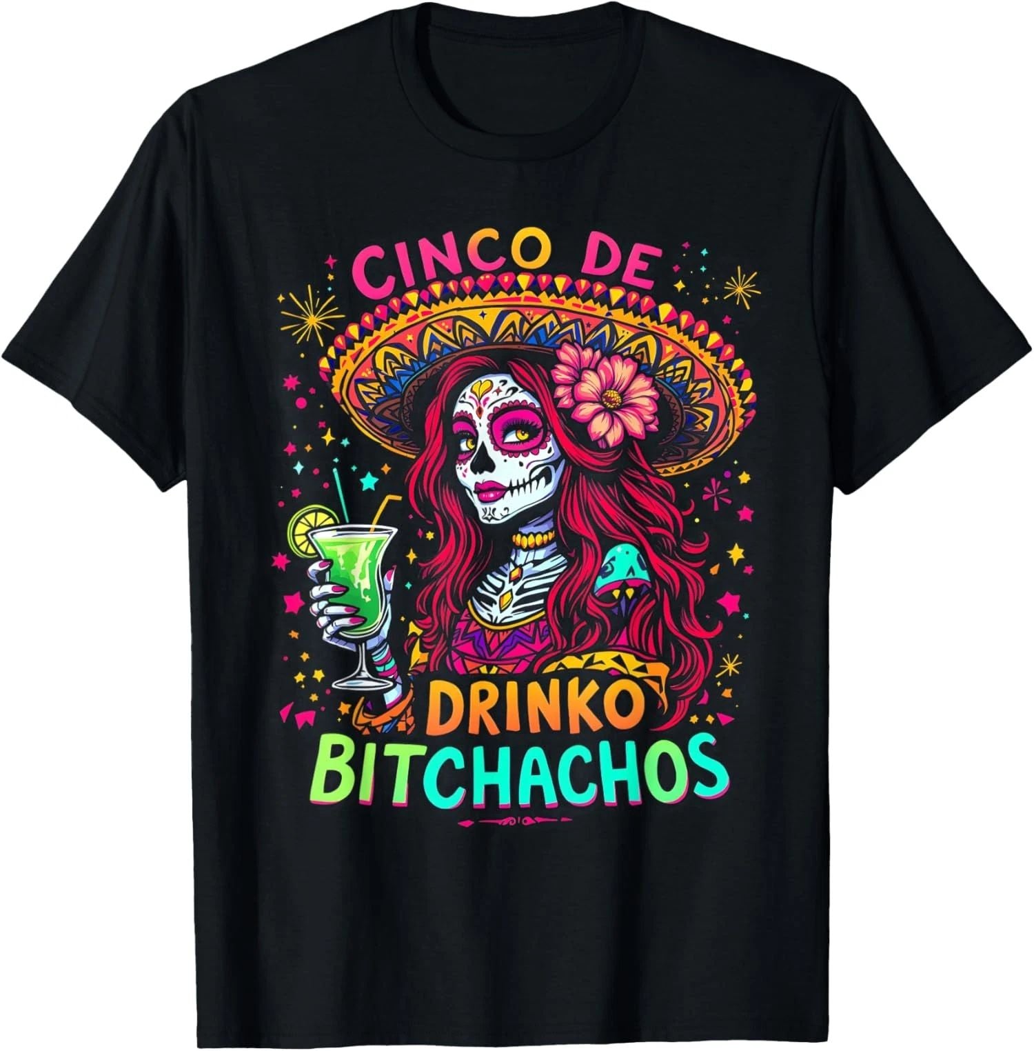 Cinco De Mayo Funny Mexican Party Cinco De Drinko Unisex T-Shirt