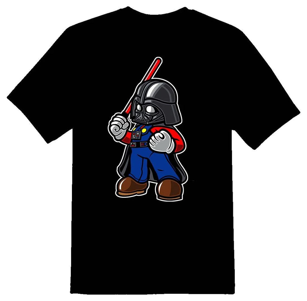Darth Plumber Tee shirt black or white