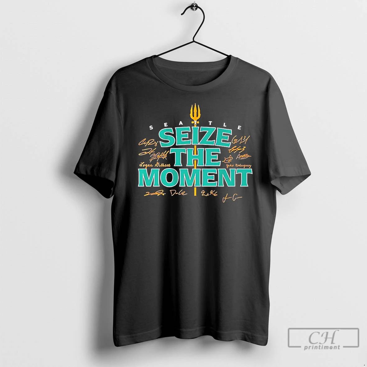 Premium Seize The Moment Seattle Mariners Signatures