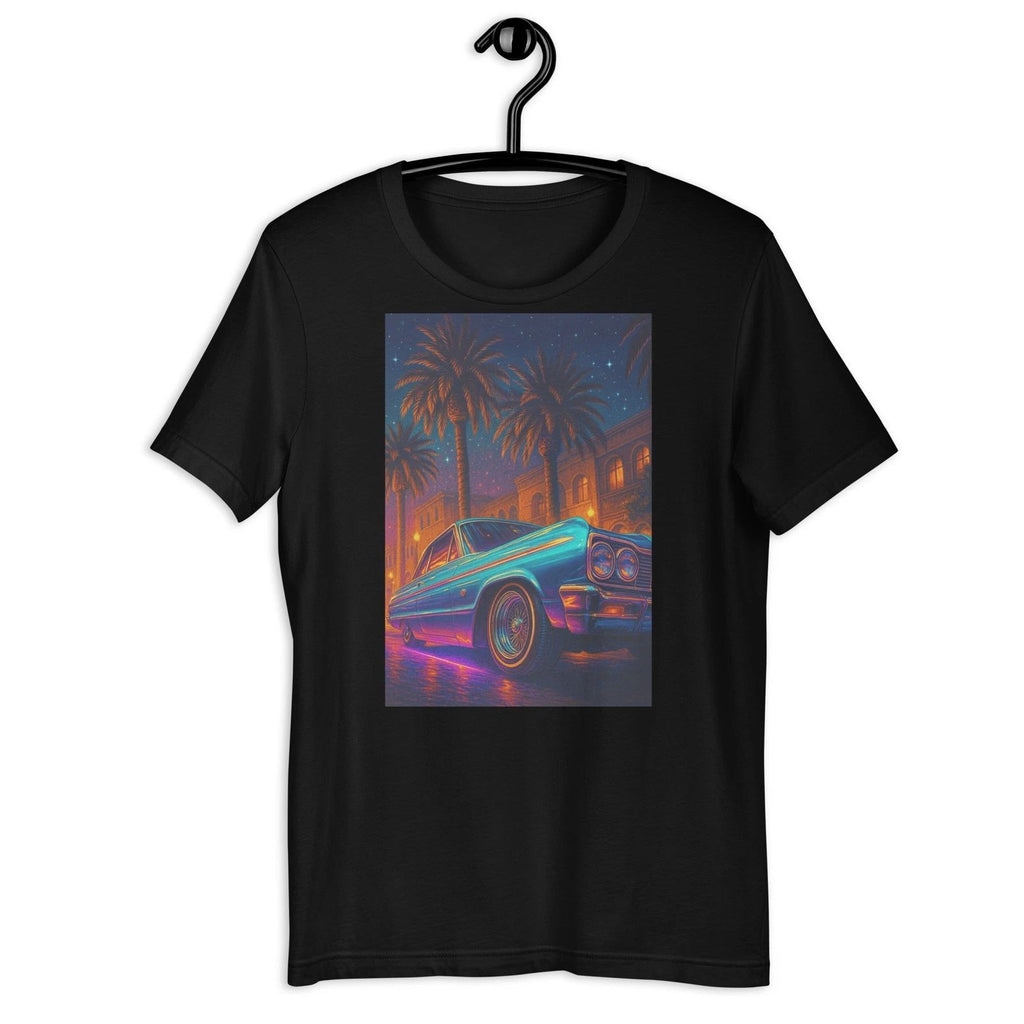 Classic Lowrider Night Cruise Unisex t-shirt