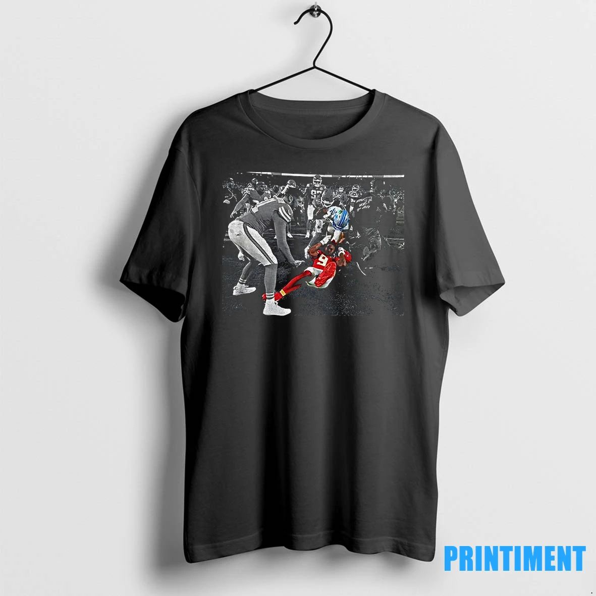 Brian Branch Detroit Lions Vs Juju Smith Schuster Kansas City Chiefs Game Day Football Tshirts
