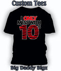 Nothing But 10'S Graphic Sneaker Tee Shirt To Match J10 Red Pro Club Shaka Sport