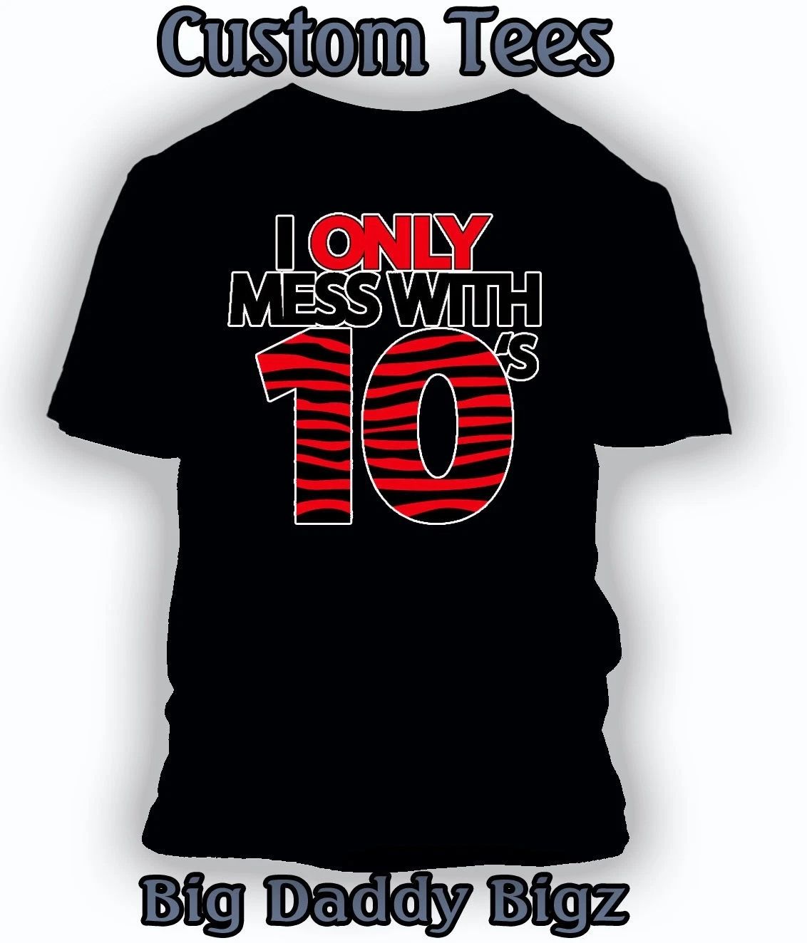 Nothing But 10'S Graphic Sneaker Tee Shirt To Match J10 Red Pro Club Shaka Sport