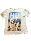 Hurley Shirt Adult Medium White Summer Beach Vacation Tanning Ocean Surf Mens