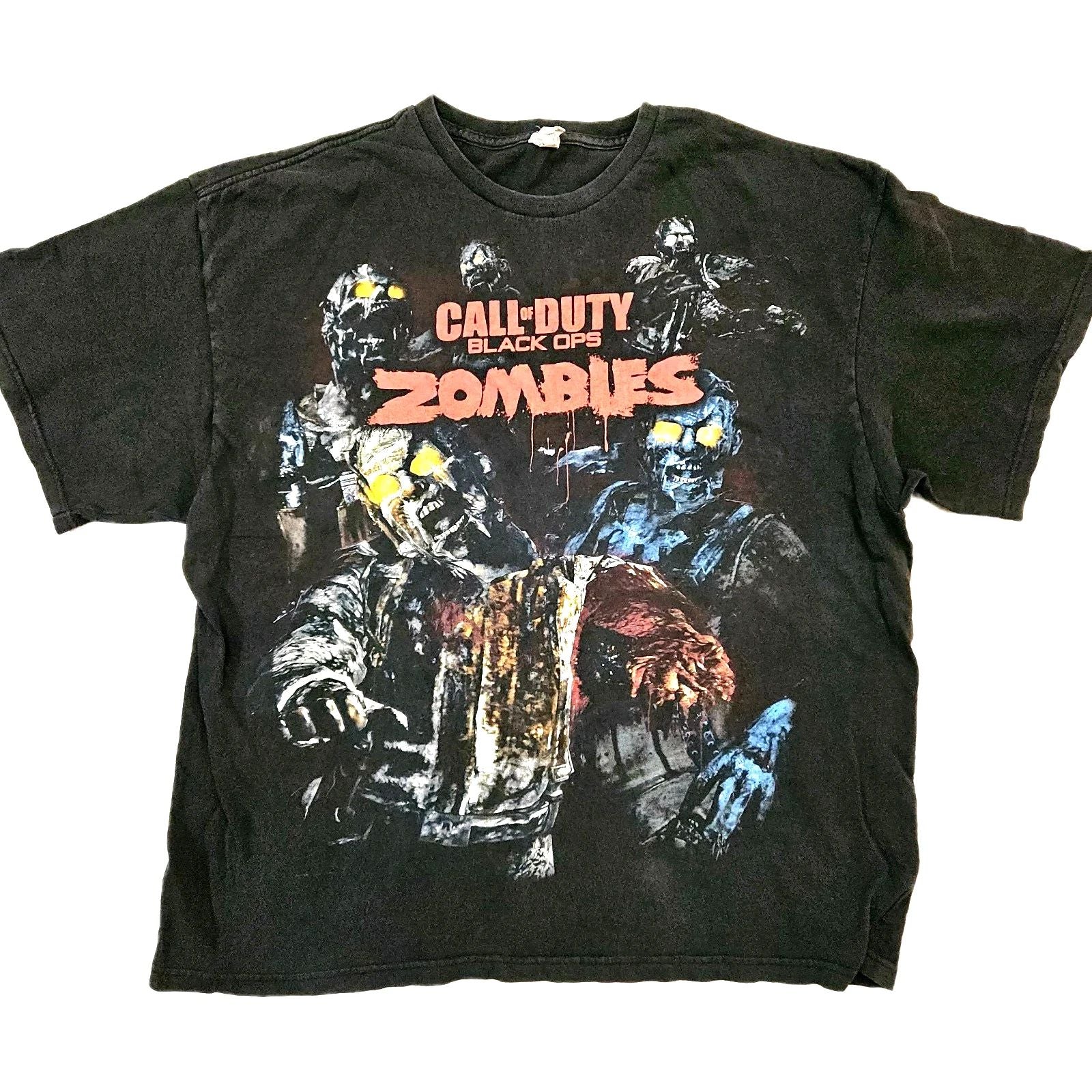Vintage Call of Duty Black Ops Zombies Shirt Men's XXL 2XL