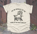 Vintage 90s Funny Racoon T-Shirt Retro Y2K Humor Meme Tee, Trendy Cute Boho