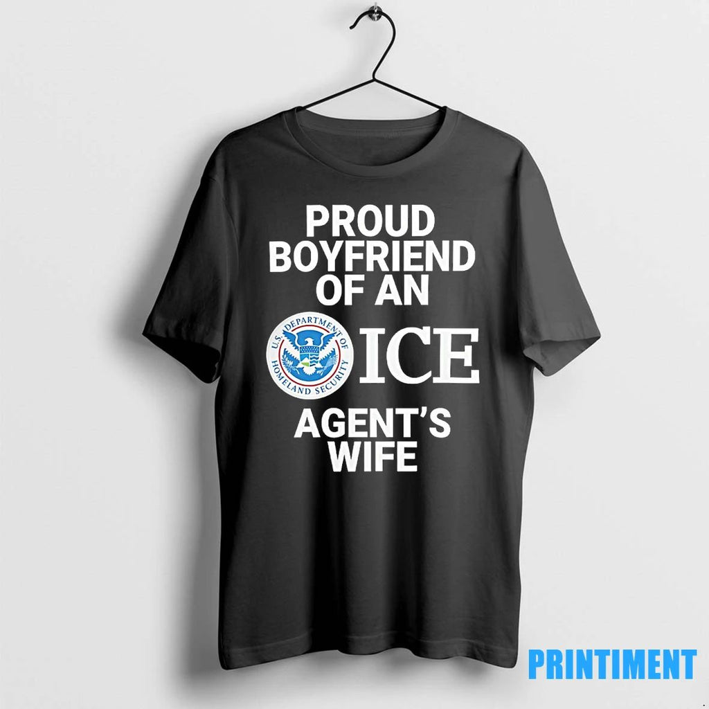 Proud Boyfriend Of An Ice Agents Wife Tshirts Sweater