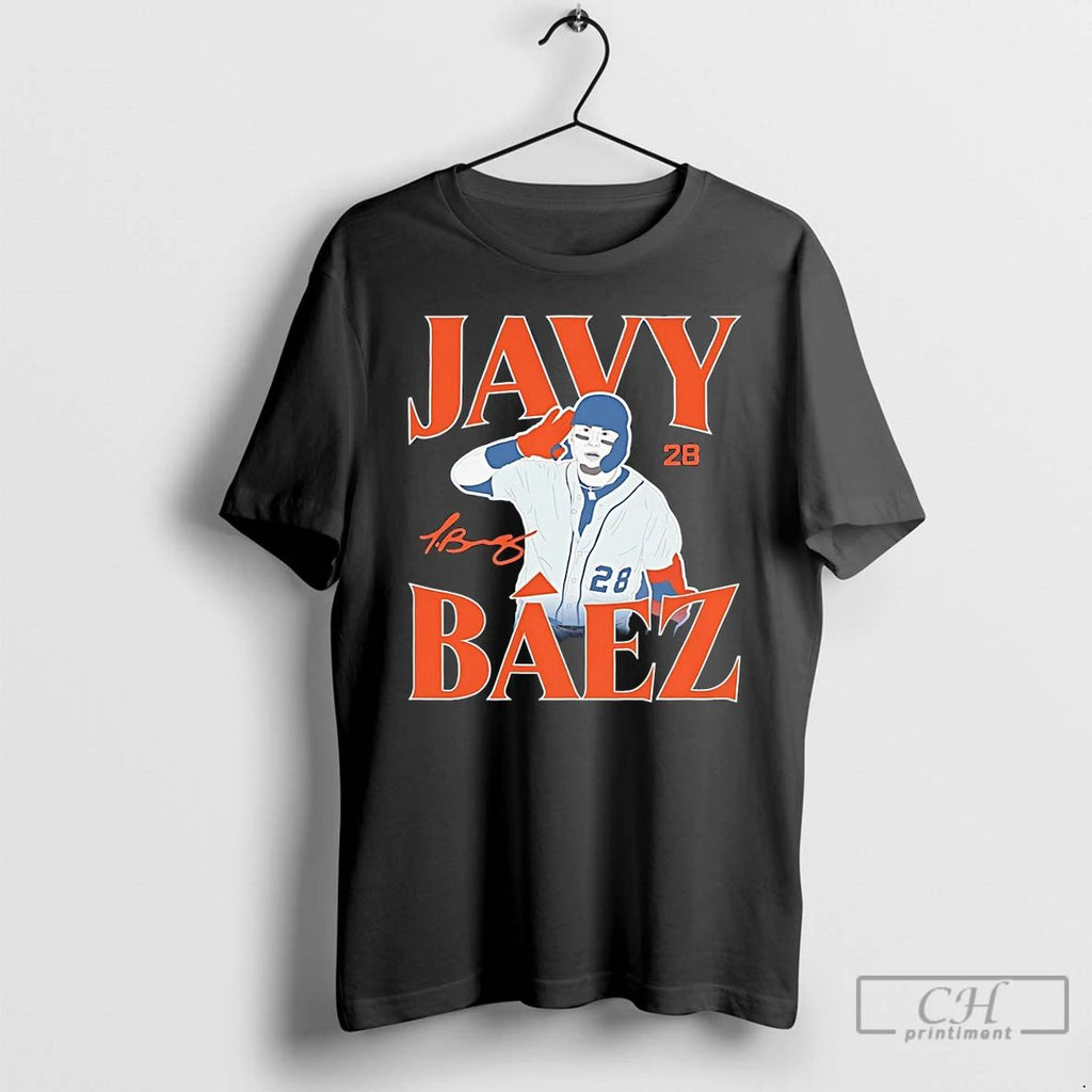 Premium Javy Baez Detroit Tigers Signature Art T Shirts