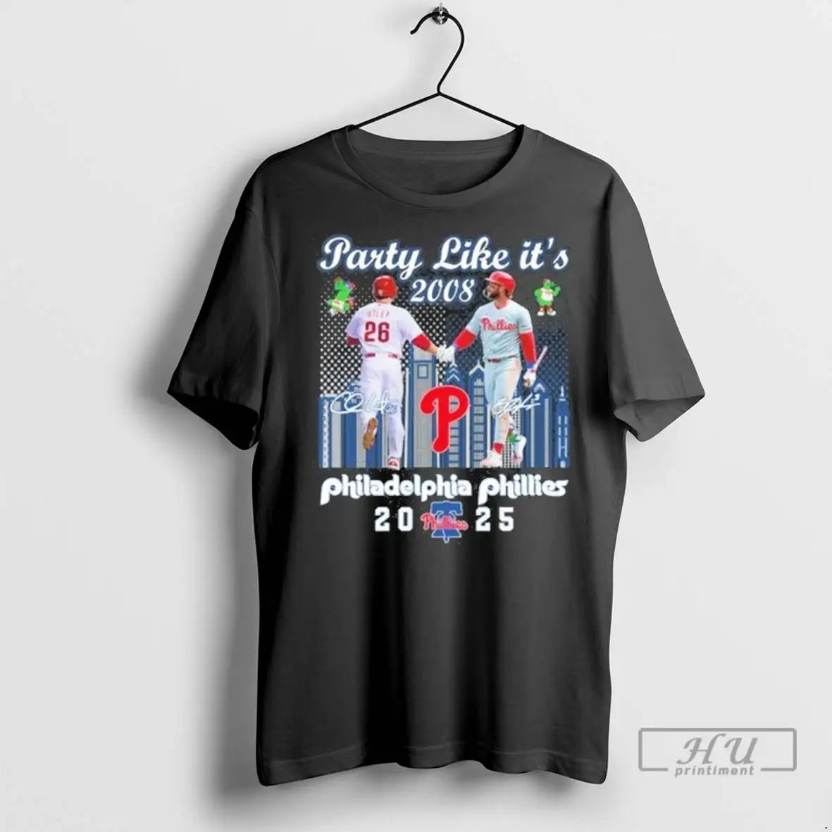 Trending Phillies Party Like Its 2008 Player Signature Philadelphia Phillies 2025 T Shirts