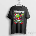 Classic Schlumberger Grinch Dabbing Merry Christmas T Shirts