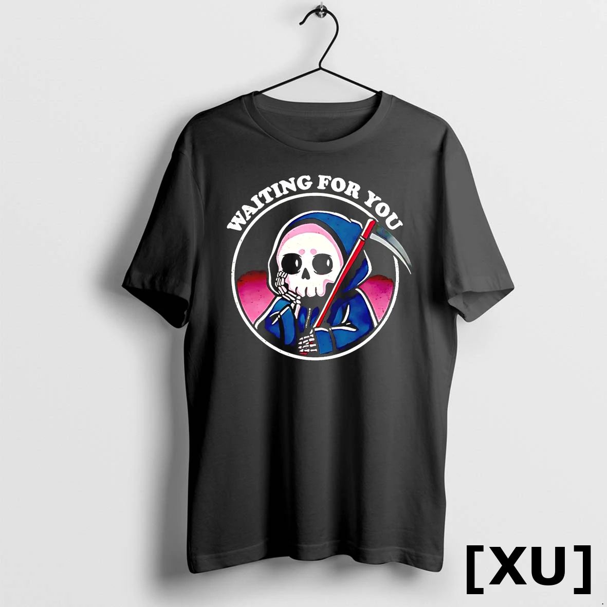 Skeleton Death Waiting For You Halloween Tshirts Sweater