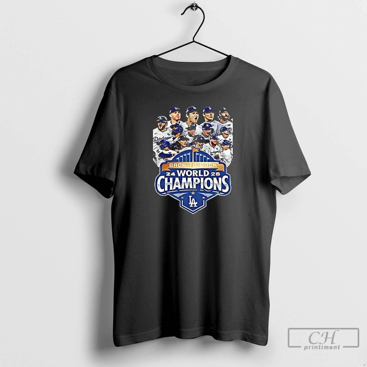 Premium Awesome Dodgers Back To Back World Champions T Shirts
