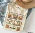 Respect The Local Wildlife T-Shirt, Gift For Nature Lover, Animal Lover Tee