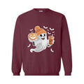 Cute Ghost Sweatshirt, Funny Spooky Sweatshirt, Pumpkin Spice Sweatshirt, Spooky