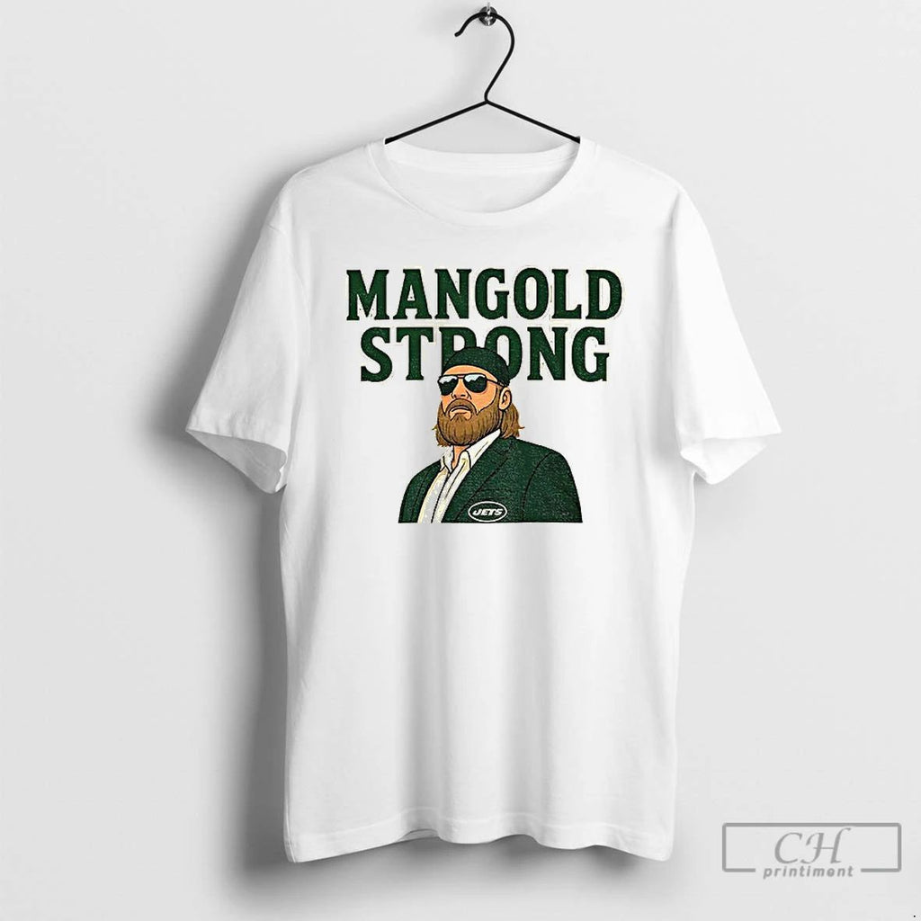 Classic Mangold Strong Nick Mangold New York Jets Tribute T Shirts