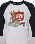 70s Lone Star Beer Vintage style 3/4 sleeve Jersey T-Shirt SM-XXL Unisex