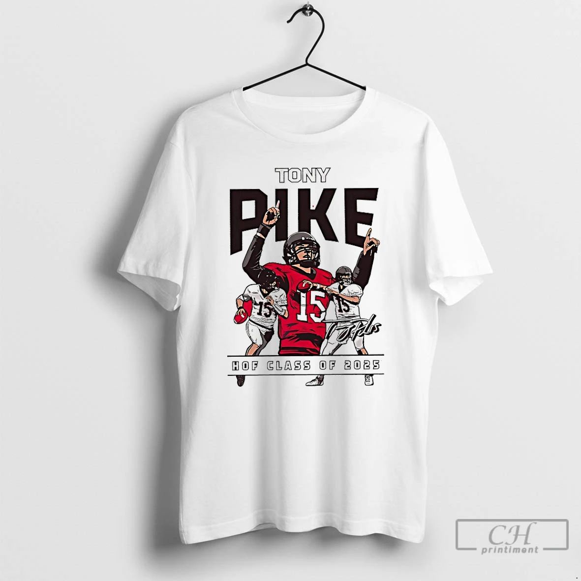 Classic Tony Pike Hof Class Of 2025 Signature T Shirts