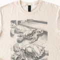 Vintage Sea Turtle Graphic Tee Natural Retro Ocean Wildlife Art