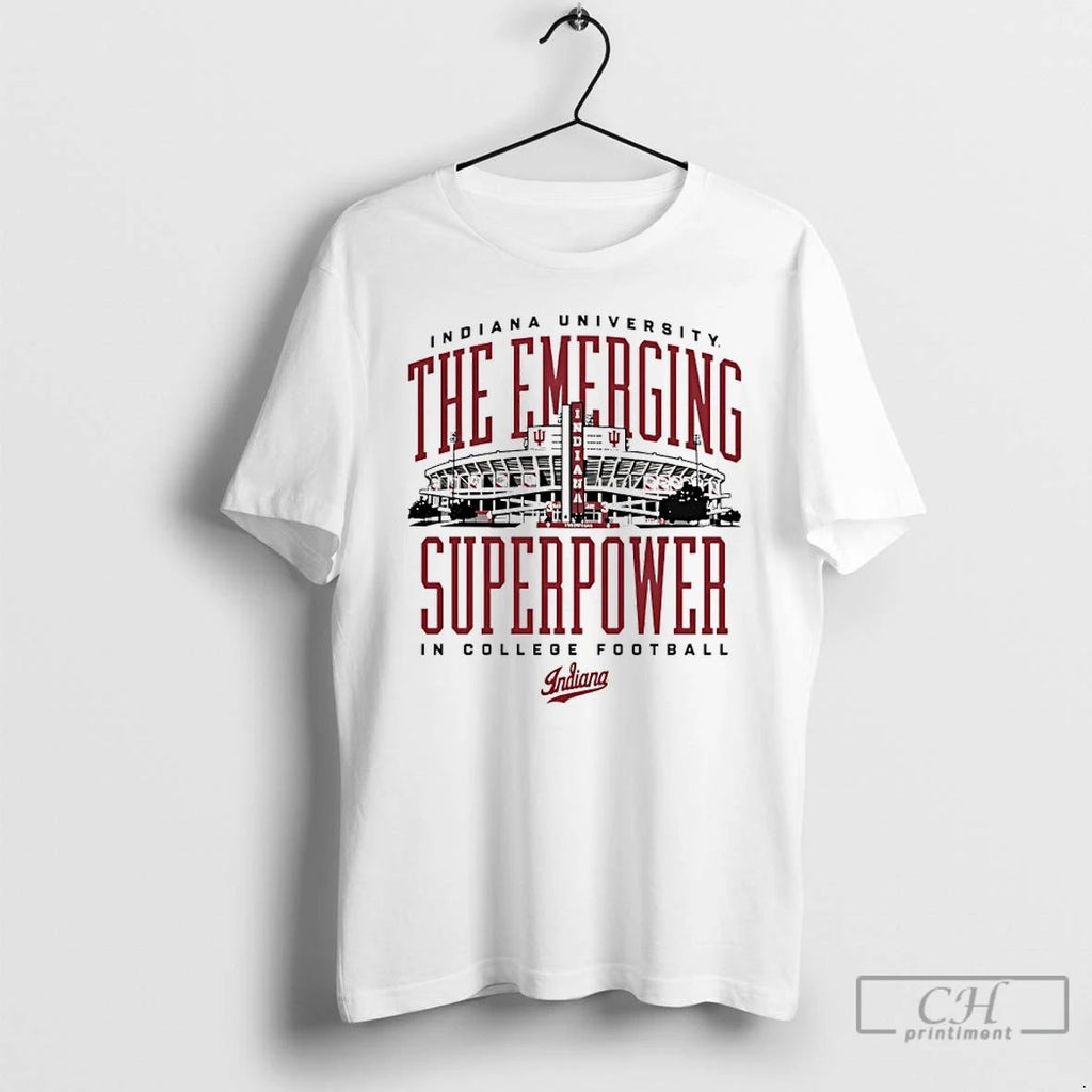 Classic Indiana University The Emerging Superpower In College Football T Shirts
