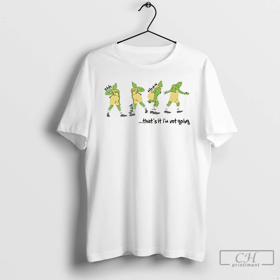 Classic Grinch Thats It Im Not Going Christmas White T Shirts
