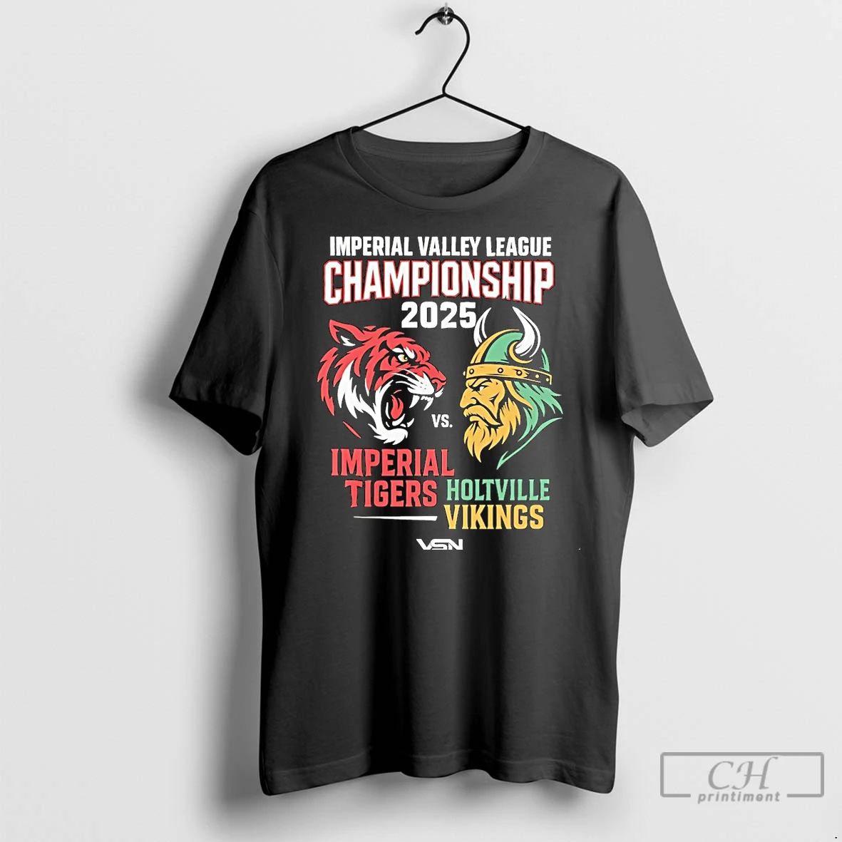 Classic Imperial Valley League Championship 2025 Imperial Tigers Vs Holtville Vikings Christmas Ornaments
