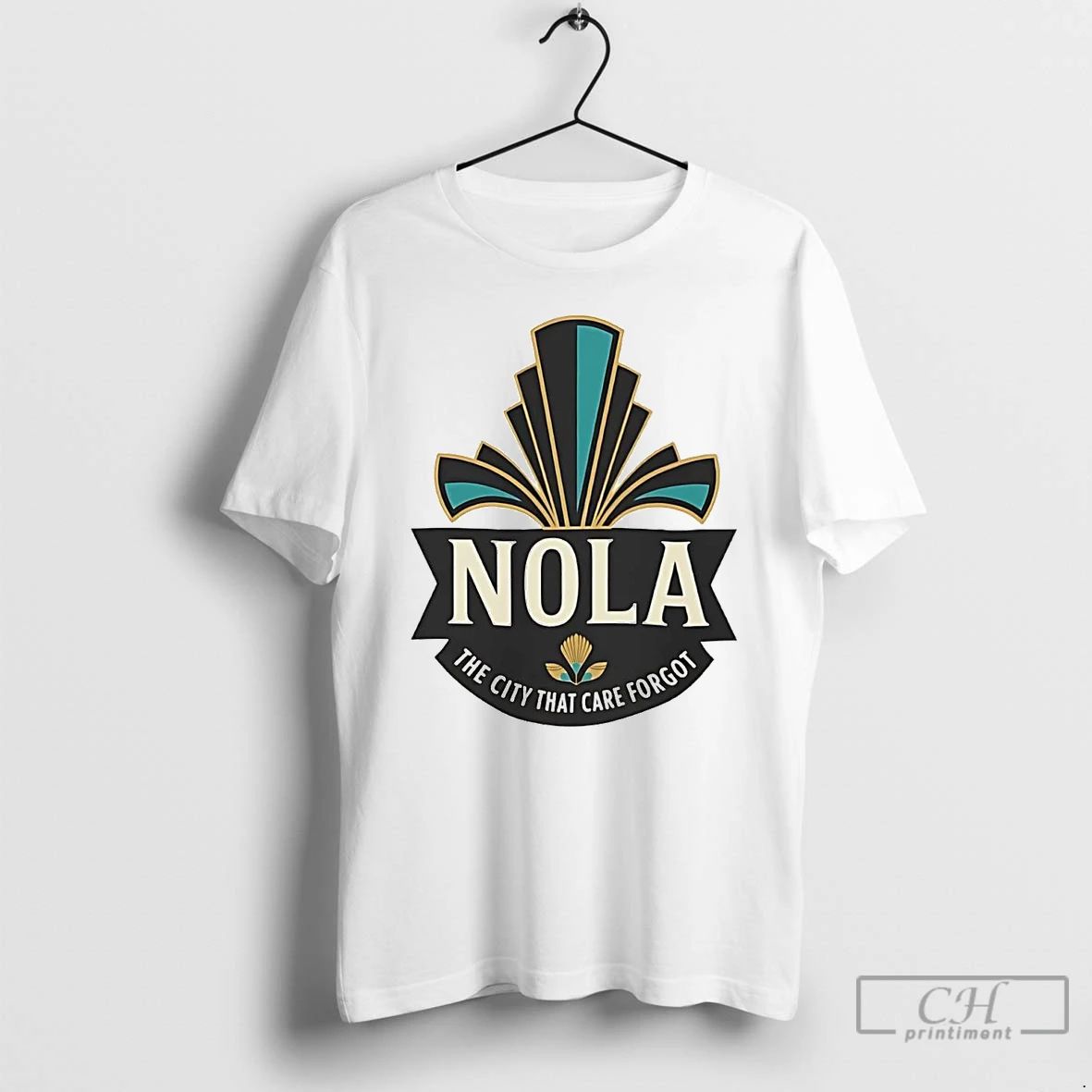 Classic Nola Badge The City That Care Forgot T Shirts