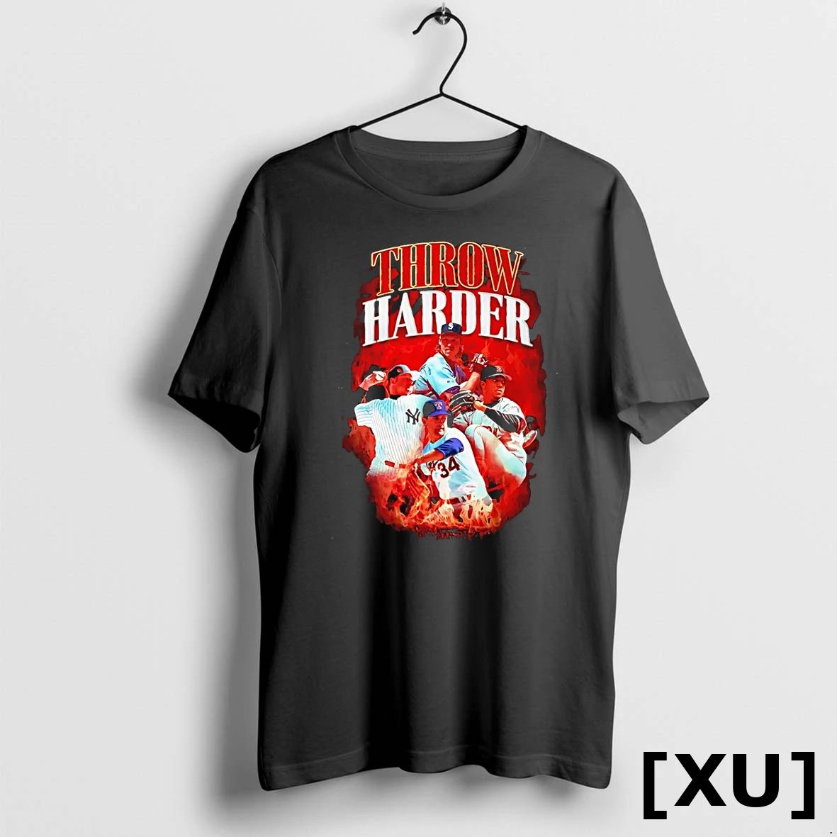 Throw Harder Baseball Player Collage Tshirts Sweater
