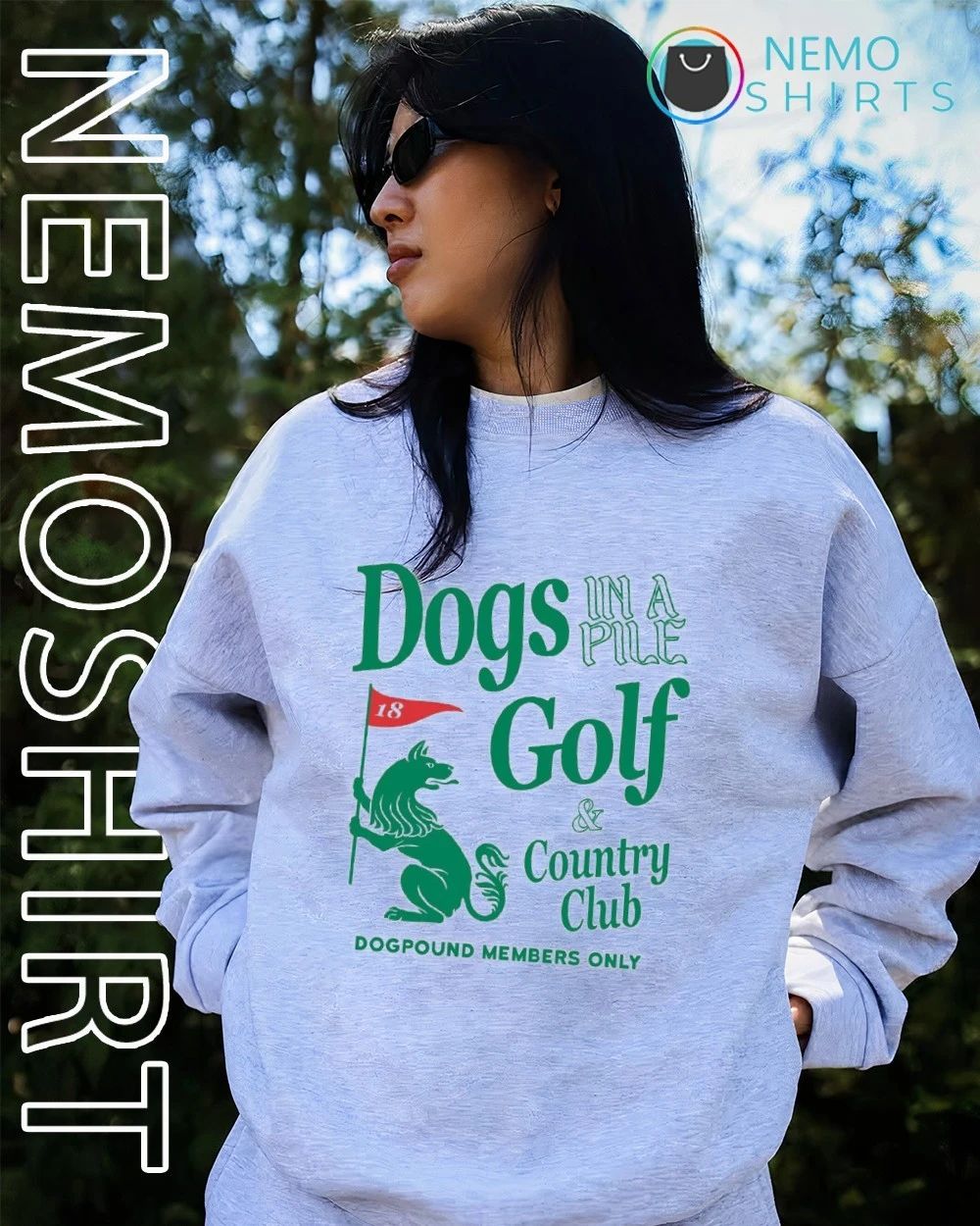 Dogs In A Pile Golf and Country Club shirt