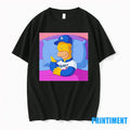 Los Angeles Dodgers Big Fan Simpson Sleeping Tshirts Sweater