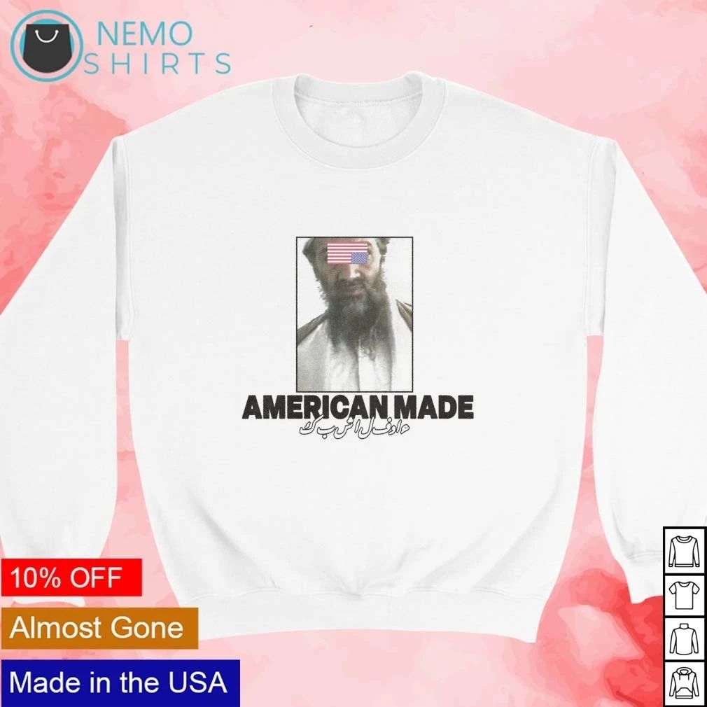 Osama bin Laden American Made Bootleg Political Satire shirt