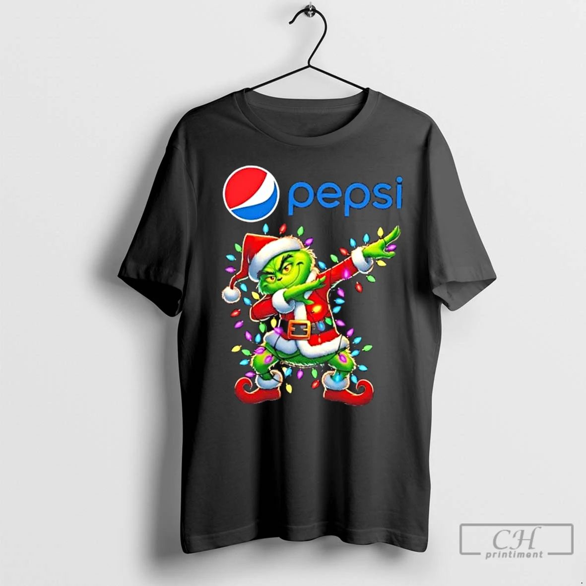 Classic Pepsi Grinch Dabbing Merry Christmas