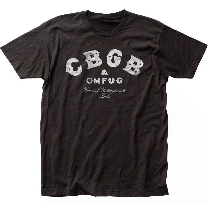 CBGB Inspired Punk Rock Club T-Shirt Distressed -Rock N Roll Punk Music Band Tee