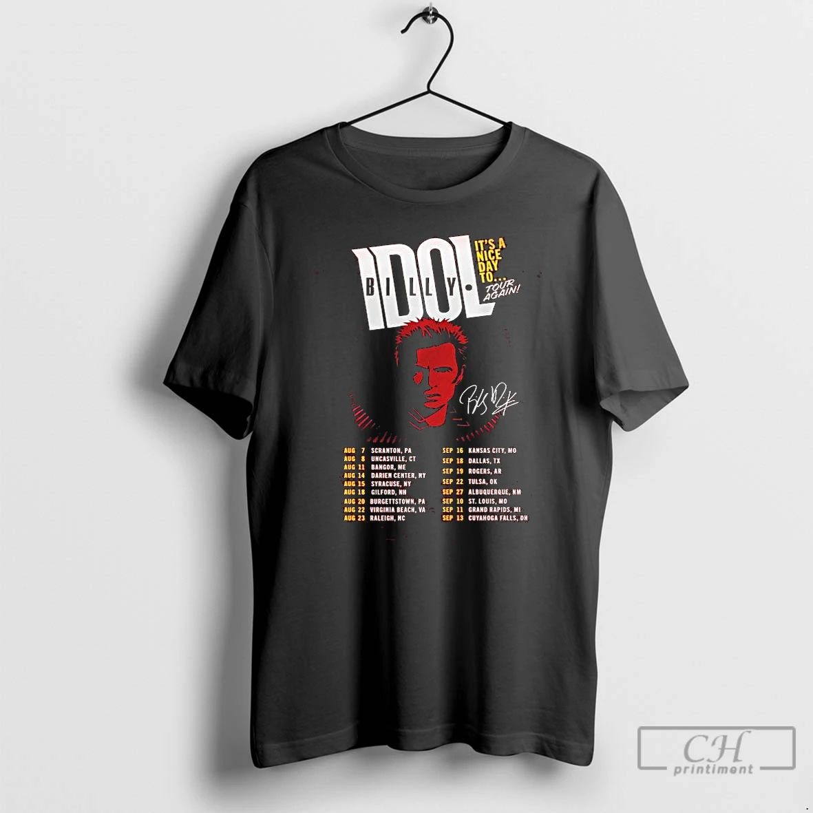 Premium Billy Idol Its A Nice Day To%ce%b3ca Tour Again