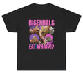 Bisexuals Eat What T Shirt Funny Inappropriate Chicken Cat LGBTQ Meme Gift Tee