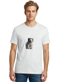 Polar-Bear-Astronaut-2 Mens Graphic Tee, 100% Cotton, Casual Summer Wear
