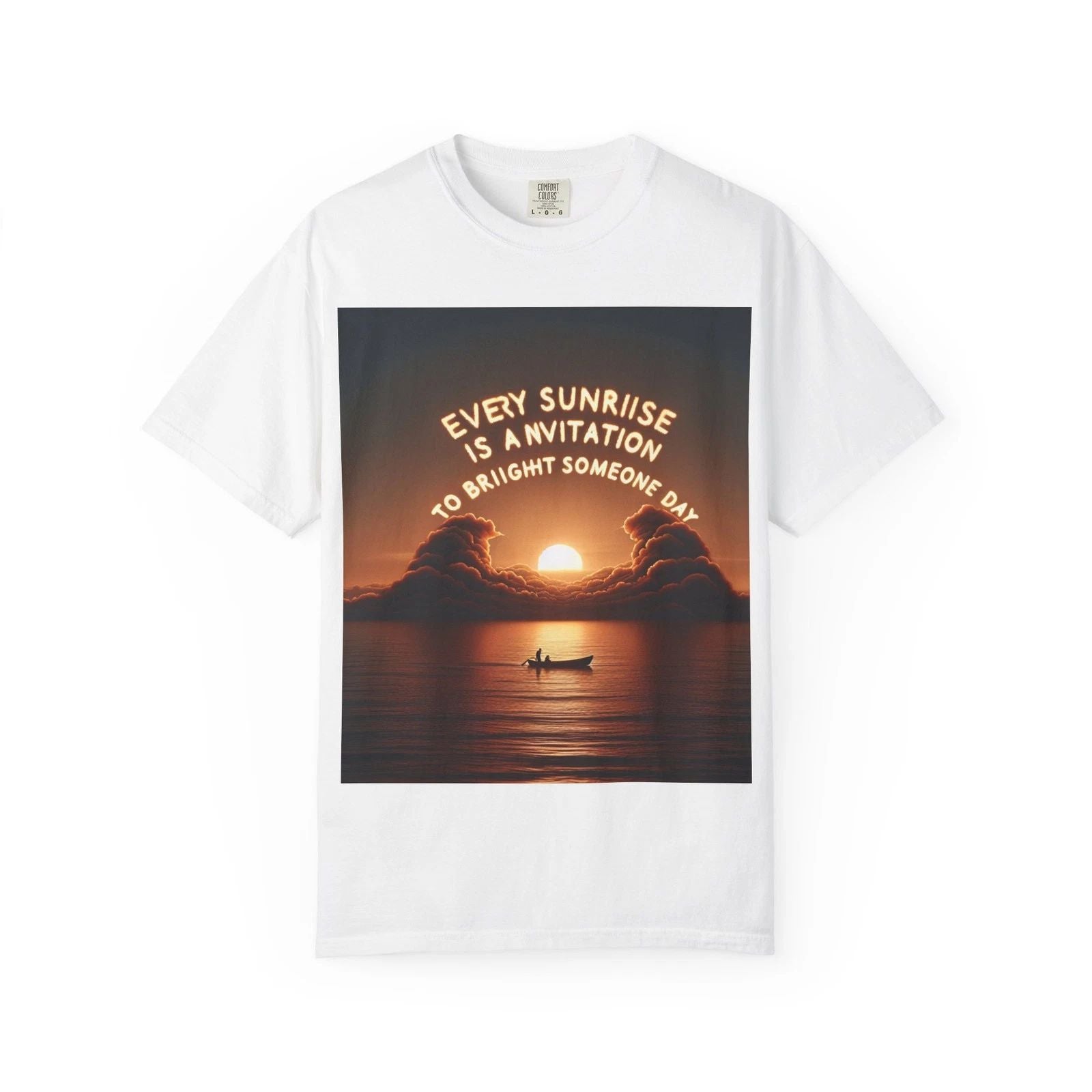 Sunrise Invitation Tee - Inspirational Unisex T-shirt for Motivation, [...]