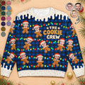 Custom Photo The Cookie Crew Family - Personalized Unisex Ugly Sweater