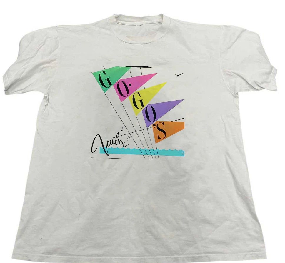 Vacation (The Go-Go's song)  White Cotton Shirt Full size S-5XL CL403