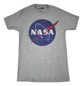 WeLoveFine Mens NASA Space Logo Heather Gray Shirt NWT S