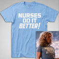 Nurses Do It Better T Shirt, Robert Plant led zeppelin Jimmy Page medical gift