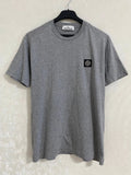 T-Shirt Stone Island Patch Program Men's Color Grey Size - Medium