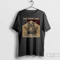 Classic Make Country Roads Great Cowboy Sitting On Pickup Truck Sketch Vintage T Shirts
