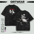 Reanimal Game Double Sided Oversize Washed Tshirt Unisex Oversize graphic tee 90