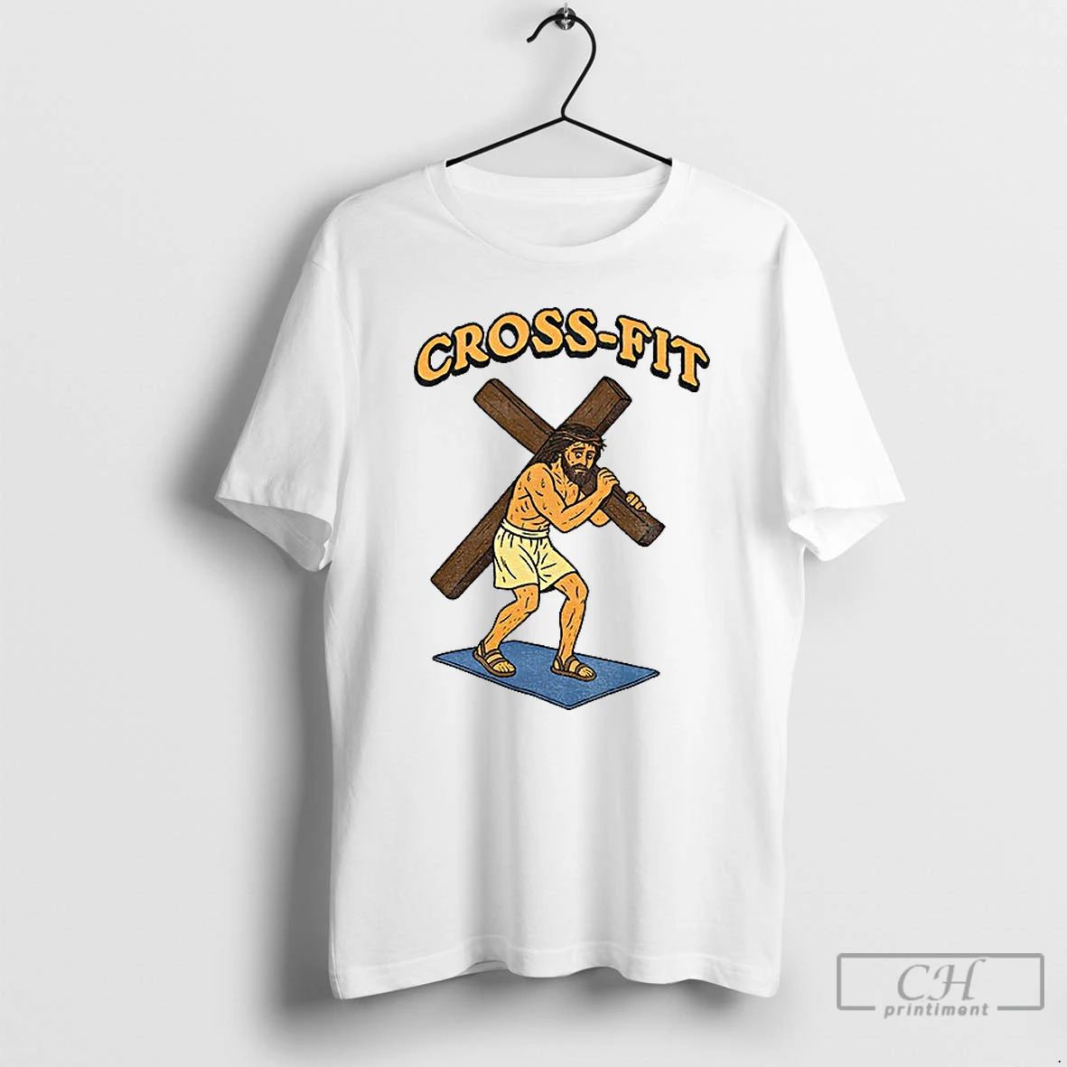 Classic Cross Fit Jesus Funny Christian Dank Memes T Shirts