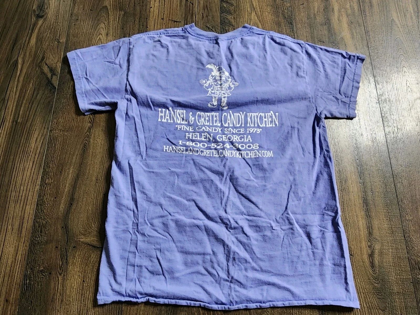 Mens S Hansel Gretel Candy Kitchen Helen Georgia Travel T Shirt Double Sided